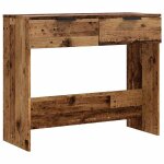 Vidaxl table console vieux bois 90x36x75 cm bois d'ingnierie