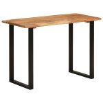 Vidaxl table à dîner 110x50x76 cm bois d'acacia solide Vidaxl table à dîner 110x50x76 cm bois d'acacia solide