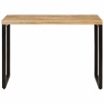 Vidaxl table � d�ner 110x50x76 cm bois de manguier massif