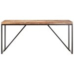 Vidaxl table à dîner 160x70x76 cm bois massif d'acacia et de manguier Vidaxl table à dîner 160x70x76 cm bois massif d'acacia et de manguier