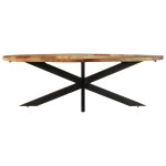 Vidaxl table � d�ner 240x100x75 cm bois de r�cup�ration solide