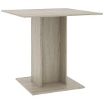 Vidaxl table à dîner chêne sonoma 80x80x75 cm bois d'ingénierie Vidaxl table à dîner chêne sonoma 80x80x75 cm bois d'ingénierie