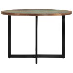 Vidaxl table � manger 110x75 cm bois massif de r�cup�ration