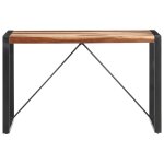 Vidaxl table � manger 120x60x75 cm bois massif