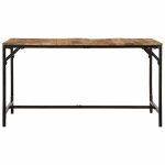 Vidaxl table à manger 140x70x75 cm bois de manguier massif brut Vidaxl table à manger 140x70x75 cm bois de manguier massif brut
