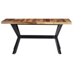 Vidaxl table à manger 140x70x75 cm bois massif Vidaxl table à manger 140x70x75 cm bois massif