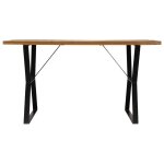 Vidaxl table � manger 140x80x76 cm bois de r�cup�ration massif