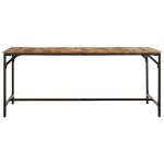 Vidaxl table  manger 180x90x75 cm bois de manguier massif brut