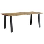 Vidaxl table  manger 200x90x75 cm bois d'acacia solide