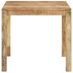 Vidaxl table à manger bois de manguier massif 82x80x76 cm Vidaxl table à manger bois de manguier massif 82x80x76 cm