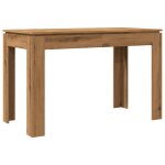 Vidaxl table  manger chne artisanal 120x60x76 cm bois d'ingnierie