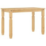Vidaxl table  manger corona 112x60x75 cm bois massif de pin