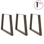 Vidaxl table  manger marron clair 280x80x74 cm rectangulaire