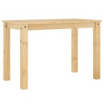 Vidaxl table � manger panama 112x60x75 cm bois massif de pin