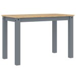 Vidaxl table à manger panama gris 117x60x75 cm bois massif de pin Vidaxl table à manger panama gris 117x60x75 cm bois massif de pin