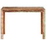 Vidaxl table de salle à manger 110x55x76cm bois massif de récupération Vidaxl table de salle à manger 110x55x76cm bois massif de récupération