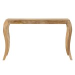 Vidaxl table de salle � manger 118x60x76 cm bois de manguier massif