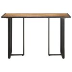 Vidaxl table � manger 120 cm bois de manguier brut