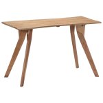 Vidaxl table de salle � manger 120x58x76 cm bois d'acacia solide