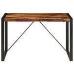Vidaxl table de salle � manger 120x60x76 cm bois solide