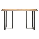 Vidaxl table de salle à manger 140 cm bois de manguier brut Vidaxl table de salle à manger 140 cm bois de manguier brut