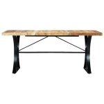 Vidaxl table à manger 180x90x76 cm bois de manguier massif Vidaxl table à manger 180x90x76 cm bois de manguier massif