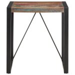 Vidaxl table  manger 70x70x75 cm bois de rcupration massif
