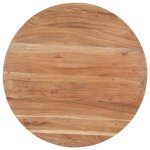 Vidaxl table de salle  manger 80 cm bois d'acacia solide