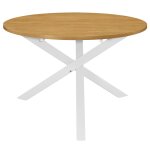 Vidaxl table de salle  manger blanc 120 x 75 cm mdf