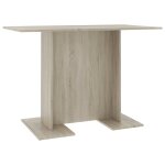 Vidaxl table de salle � manger ch�ne sonoma 110 x 60 x 75 cm agglom�r�