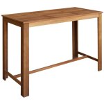 Vidaxl table et tabourets de bar 7 pcs bois d'acacia massif