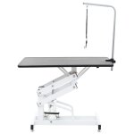 Vidaxl table toilettage ajustable hydraulique pour chiens chats animaux