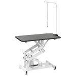Vidaxl table toilettage ajustable hydraulique pour chiens chats animaux