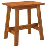 Vidaxl tabouret 45x29x45 cm rectangulaire bois d'acacia solide
