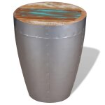 Vidaxl tabouret aviateur bois de récupération massif Vidaxl tabouret aviateur bois de récupération massif