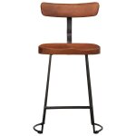 Vidaxl tabourets de bar lot de 2 49x43x79 cm bois de manguier massif