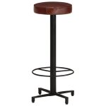 Vidaxl tabourets de bar lot de 2 76 cm cuir v�ritable