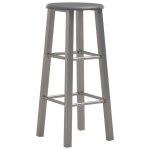 Vidaxl tabourets de bar lot de 2 anthracite mdf
