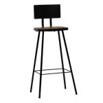 Vidaxl tabourets de bar lot de 2 bois massif de rcupration