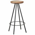 Vidaxl tabourets de bar lot de 2 bois massif de r�cup�ration