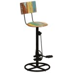 Vidaxl tabourets de bar lot de 2 bois de récupération massif Vidaxl tabourets de bar lot de 2 bois de récupération massif