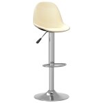 Vidaxl tabourets de bar lot de 2 cr�me tissu