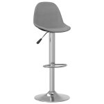 Vidaxl tabourets de bar lot de 2 gris tissu Vidaxl tabourets de bar lot de 2 gris tissu