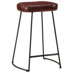 Vidaxl tabourets de bar lot de 2 marron foncé 41x29x62 cm Vidaxl tabourets de bar lot de 2 marron foncé 41x29x62 cm