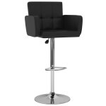 Vidaxl tabourets de bar lot de 2 noir similicuir Vidaxl tabourets de bar lot de 2 noir similicuir