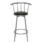 Vidaxl tabourets de bar lot de 2 noir similicuir Vidaxl tabourets de bar lot de 2 noir similicuir