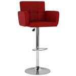 Vidaxl tabourets de bar lot de 2 rouge bordeaux similicuir Vidaxl tabourets de bar lot de 2 rouge bordeaux similicuir