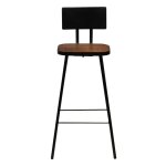 Vidaxl tabourets de bar lot de 4 bois massif de rcupration