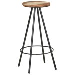Vidaxl tabourets de bar lot de 4 bois massif de r�cup�ration