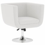 Vidaxl tabouret de bar blanc similicuir